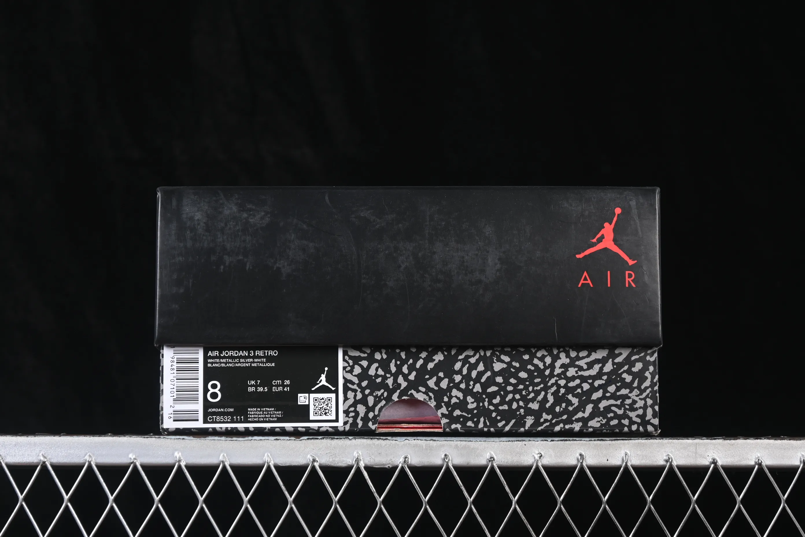 All categories Air Jordan Jordan series basketball shoes Air Jordan 3 LJR version Air Jordan 3 Retro "Pure Money" AJ3 Joe 3 replica white cat CT8532-111